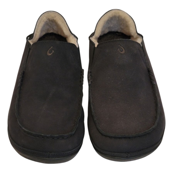 NWOT Olukai Men's Kipuka Hulu Convertible Genuine Shearling Size 10 - Picture 5 of 12